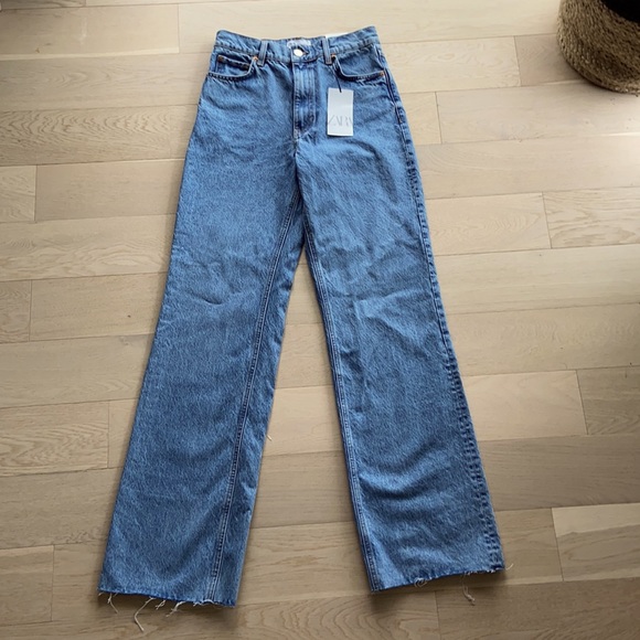 Zara | Jeans | Hirise Full Length Zara Jeans | Poshmark